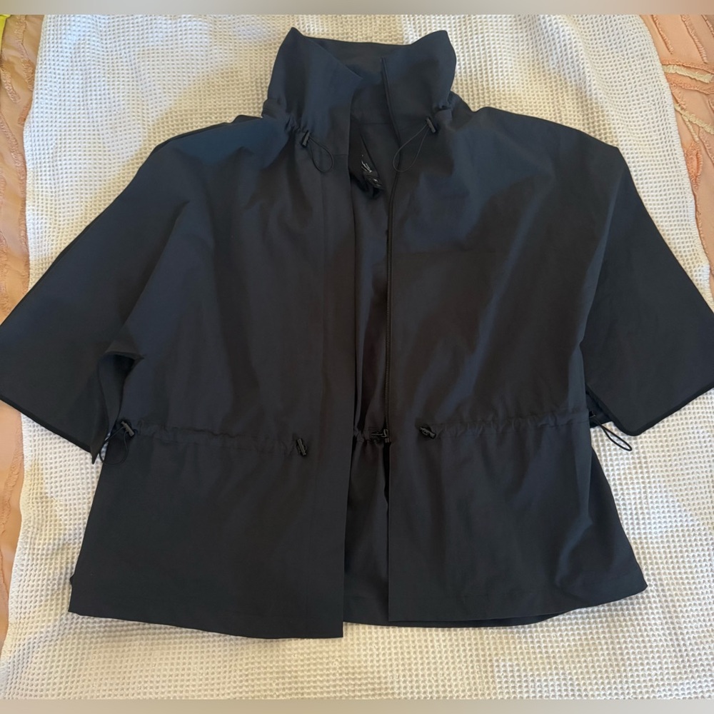 Proenza Schouler White Label x Karolina Zmarlak Black Cape Jacket Size M